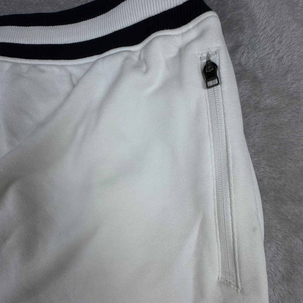 Puma Joggers Mens XL Sweatpants Off White Black Stripe Sample GT1MMXTJ00069 New - Picture 7 of 11